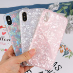 Wholesale iPhone Xr 6.1in IMD Dream Marble Fashion Case (Rose Pink)